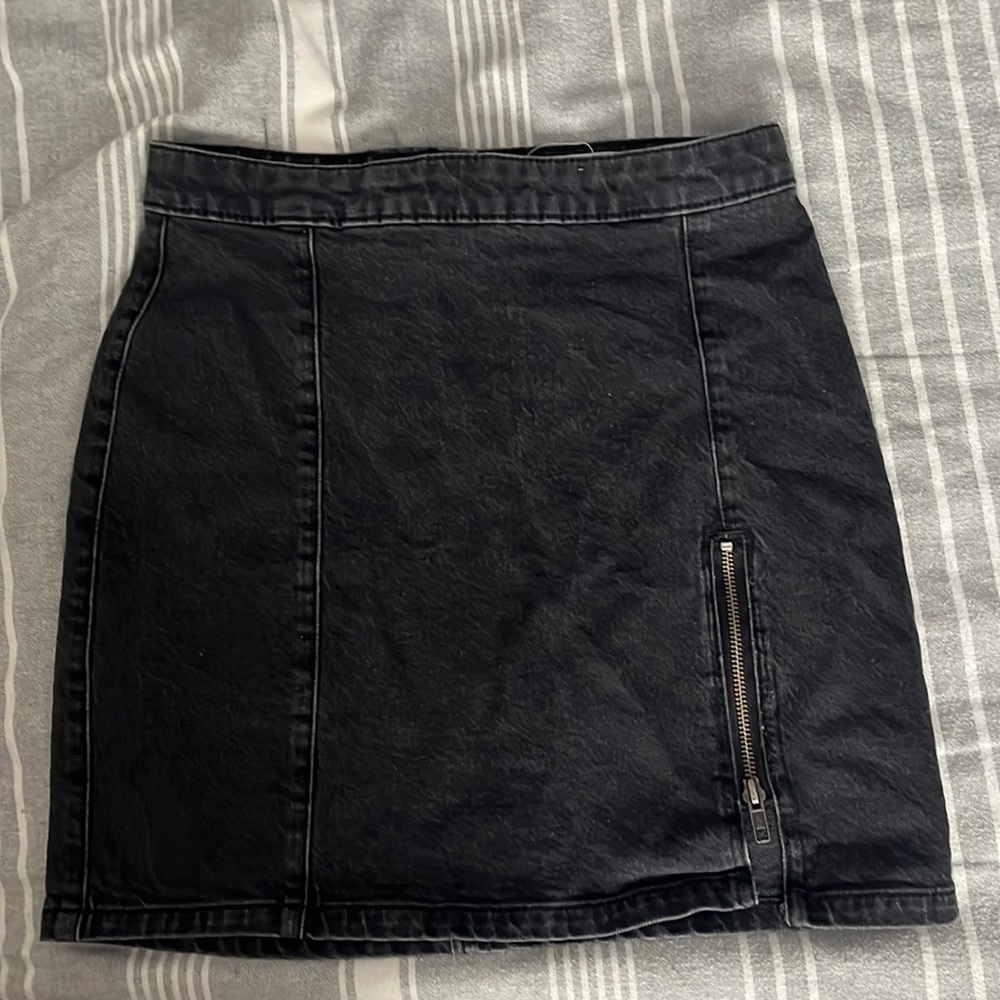 Free people denim skirt